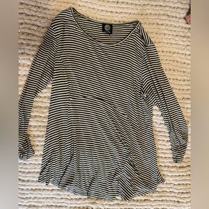 Flowy striped long sleeve shirt